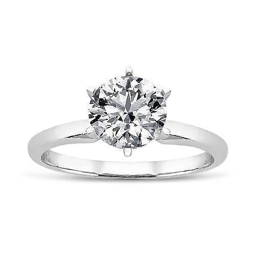 1.40 Karaat Ronde Echt Diamanten Solitaire Verlovingsring Sieraden