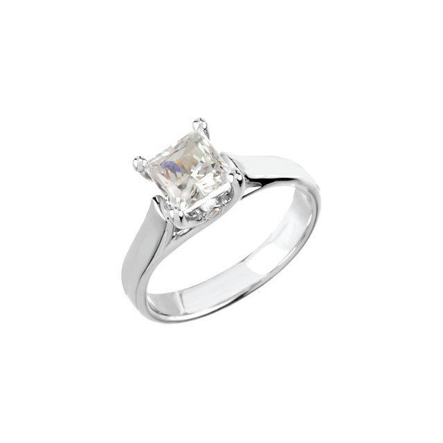 1.55 karaat Griffende Prinses Echt Diamanten Solitaire Ring