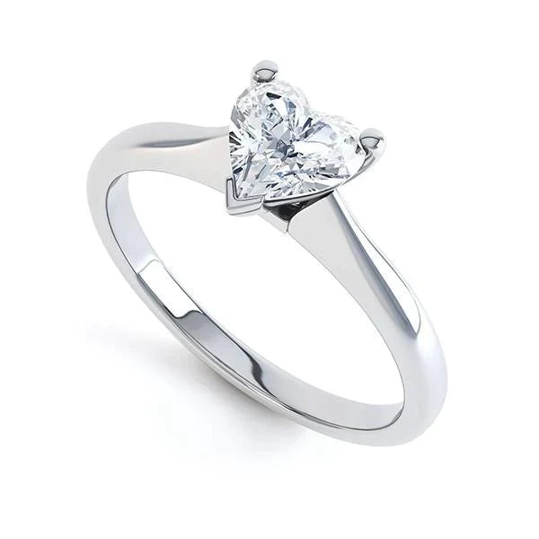 1.5 Karaat Hart Echt Diamanten Ring