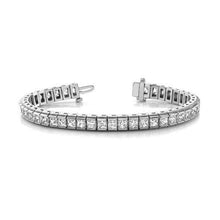 Afbeelding in Gallery-weergave laden, 10,50 Karaat Echt Diamanten Tennisarmband Witgoud 14K Sieraden
