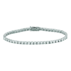 10 Aanwijzer Echt Diamanten Tennisarmband 5,10 Karaat 14K Witgoud