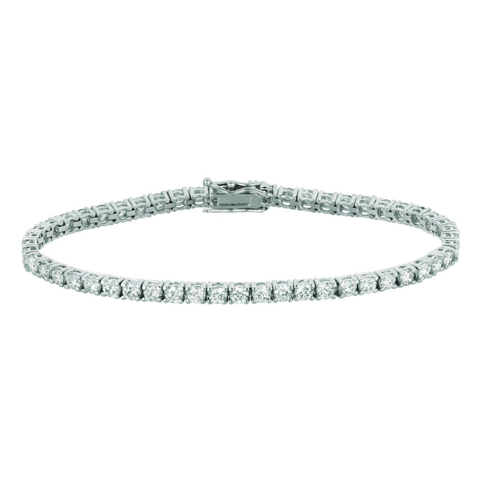 10 Aanwijzer Echt Diamanten Tennisarmband 5,10 Karaat 14K Witgoud
