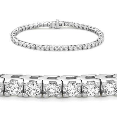 10 Pointer Tennisarmband Echt Diamant