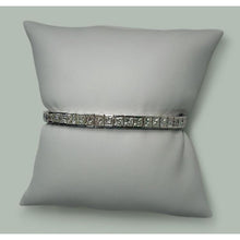 Afbeelding in Gallery-weergave laden, 11.50 karaat prinses diamanten tennisarmband massief wit goud
