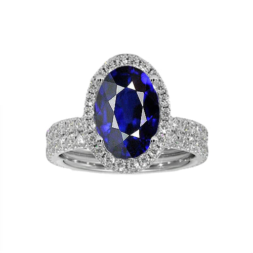 12 Ct saffieren ring