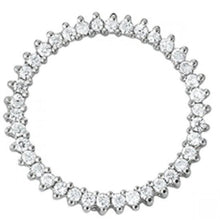 Afbeelding in Gallery-weergave laden, 1,25 karaat ronde diamanten cirkel hanger zonder ketting wit goud 14K - harrychadent.nl
