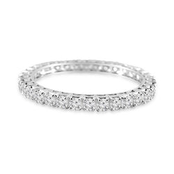 11,88 karaat ronde briljant geslepen labgekweekte diamanten armband van massief witgoud