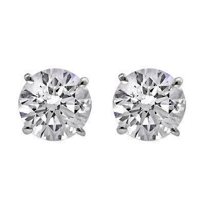 1,3 ct rond geslepen diamanten oorknopjes - harrychadent.nl