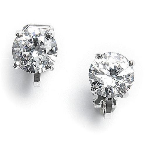 1,3 ct ronde briljante diamanten oorknopjes 14k witgoud - harrychadent.nl