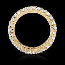 Afbeelding in Gallery-weergave laden, 1,35 ct ronde diamanten eeuwigheidsband 14k geel goud - harrychadent.nl

