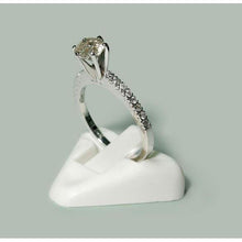 Afbeelding in Gallery-weergave laden, 1,35 karaat ronde diamanten jubileumring 14K witgoud - harrychadent.nl
