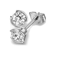 Afbeelding in Gallery-weergave laden, GIA-gecertificeerd 1,40 ct rond geslepen bezel set solitaire Natuurlijke echte diamanten ( niet in een laboratorium g...
