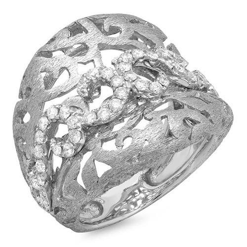 1,46 karaat diamanten verlovingsjubileum fancy ring wit goud 14k - harrychadent.nl