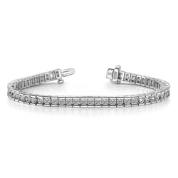 Natuurlijk Diamanten Armband 14kt - Witgoud 14K