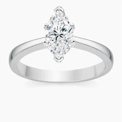 1,5 Karaat Markiezin Diamanten Ring