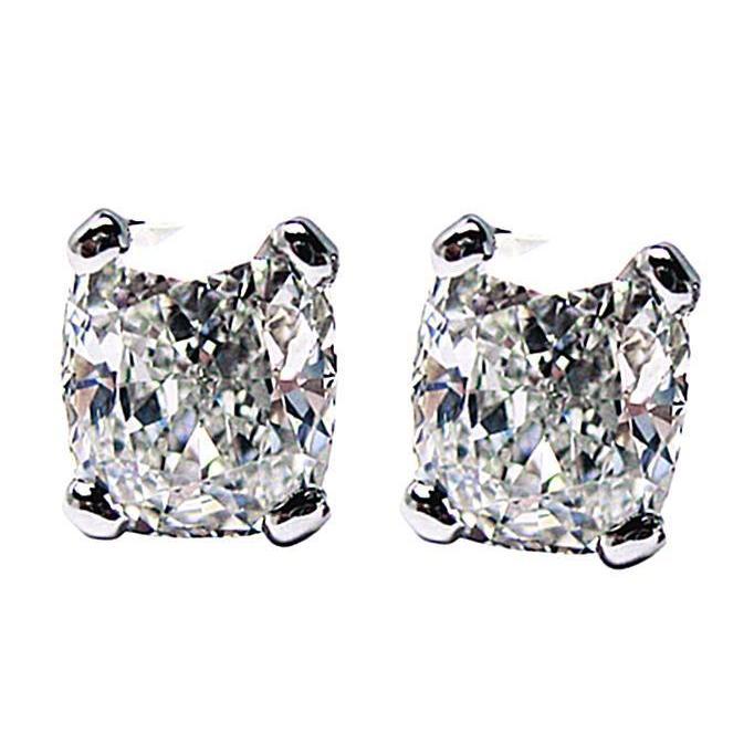 1,5 ct diamanten paar kussen geslepen oorbel - harrychadent.nl