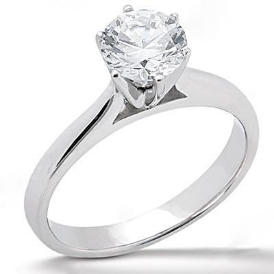 1,50 ct. Diamanten Solitaire Verlovingsring Wit Goud 14K - harrychadent.nl