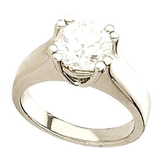 1,50 ct. Ronde diamanten solitaire ring wit goud - harrychadent.nl