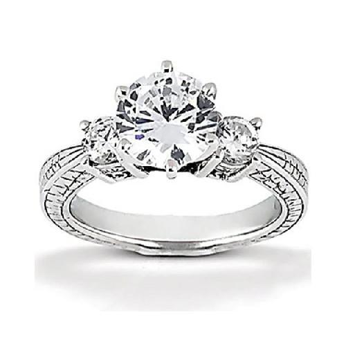 1,50 karaat diamanten drie stenen gouden verlovingsring - harrychadent.nl