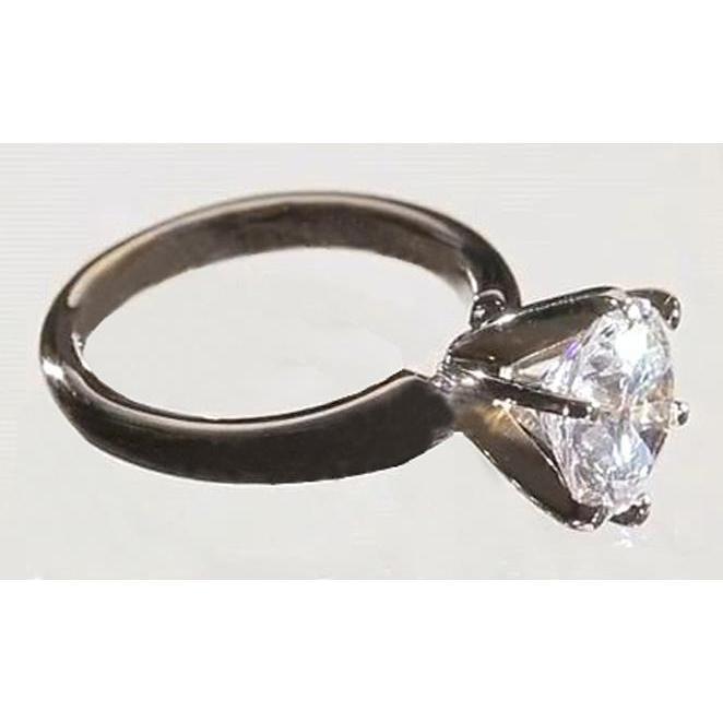 1,50 karaat diamanten solitaire verlovingsring 14K witgoud - harrychadent.nl