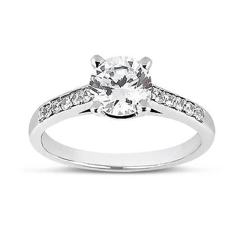1,50 karaat ronde briljante diamanten jubileumring wit goud 14k - harrychadent.nl