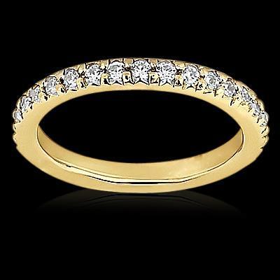 1,60 karaat diamanten 14K geelgouden eeuwigheidsband - harrychadent.nl