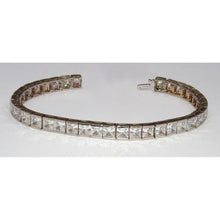 Afbeelding in Gallery-weergave laden, 16.20 ct. diamants tennisarmband princess diamants
