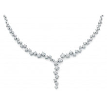 Afbeelding in Gallery-weergave laden, 16 karaat Echte Ronde Diamanten Dames Sieraden Ketting Massief Wit Goud 14K - harrychadent.nl

