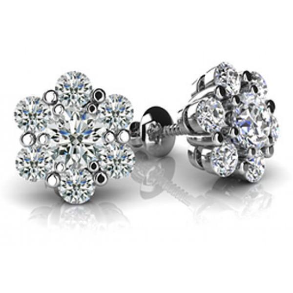 1,80 ct briljant geslepen diamanten oorknopjes 14k witgoud - harrychadent.nl