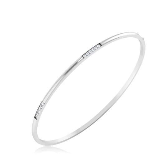 1,80 ct rond geslepen diamanten dames armband wit goud - harrychadent.nl