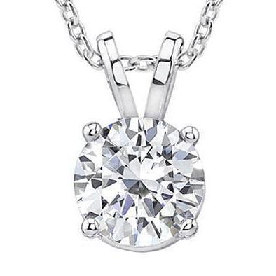 1.25 ct. Gouden diamanten hanger met ketting ketting - harrychadent.nl