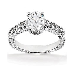 1.26 karaat diamanten ring vintage stijl vrouwen sieraden