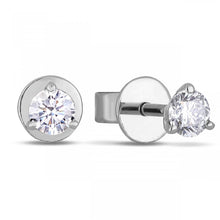 Afbeelding in Gallery-weergave laden, GIA-gecertificeerd Echte Diamant Oorbel 1.40 Karaat
