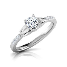 Afbeelding in Gallery-weergave laden, echte round diamant 1.40karaat ring vooraanzicht
