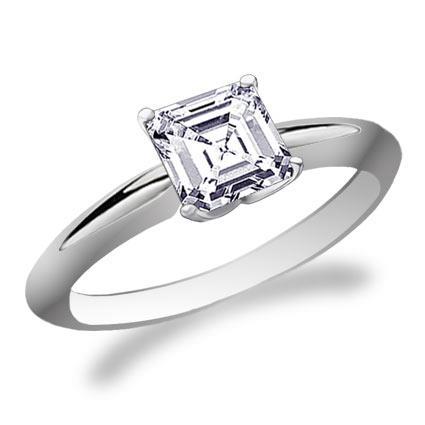 1.5 Karaat Asscher Diamanten Ring