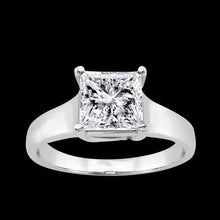Afbeelding in Gallery-weergave laden, 1.50 Karaat Prinses Diamanten Ring
