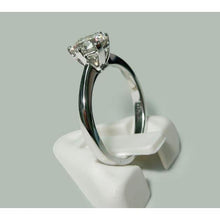 Afbeelding in Gallery-weergave laden, 1.50 karaat diamanten ring solitaire rond wit goud 14k sieraden
