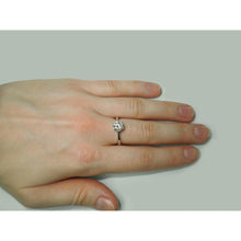 Afbeelding in Gallery-weergave laden, 1.50 karaat diamanten ring solitaire rond wit goud 14k sieraden
