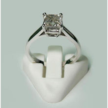Afbeelding in Gallery-weergave laden, 1.50 karaat prinses diamanten solitaire verlovingsring wit goud
