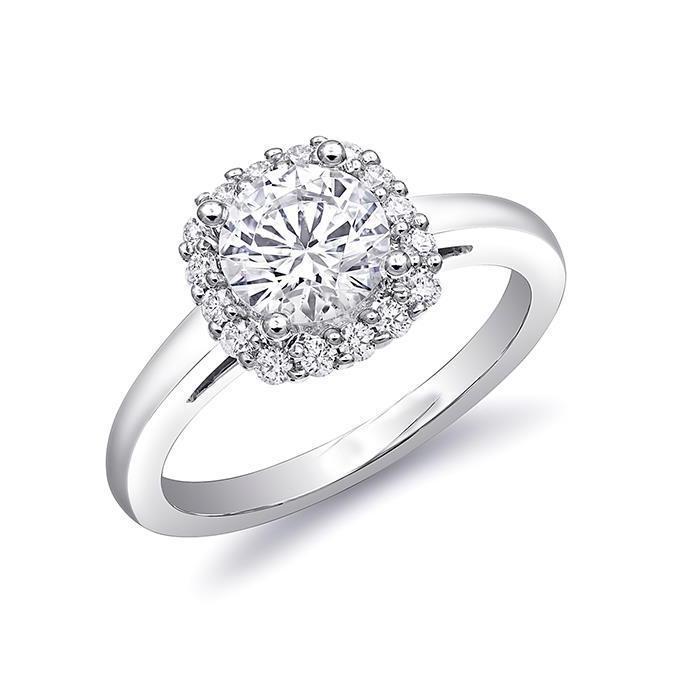 1,50 Karaat Echt Diamanten Verlovingsring 14K Witgoud