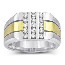 Afbeelding in Gallery-weergave laden, echte round diamant 1.50karaat ring vooraanzicht
