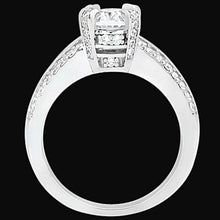 Afbeelding in Gallery-weergave laden, 1.51 karaat ovale en ronde diamanten verlovingsring pave set sieraden
