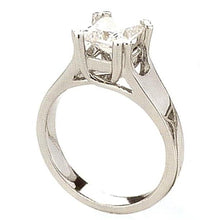 Afbeelding in Gallery-weergave laden, 1.51 karaat prinses solitaire diamanten ring verloving - harrychadent.nl
