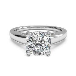 1,5  Karaat Kussen Echt Diamanten Ring