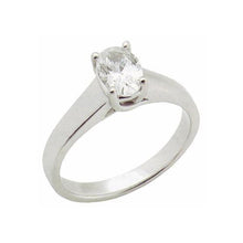 Afbeelding in Gallery-weergave laden, 1.65 karaat ovaal geslepen diamanten solitaire ring wit goud - harrychadent.nl
