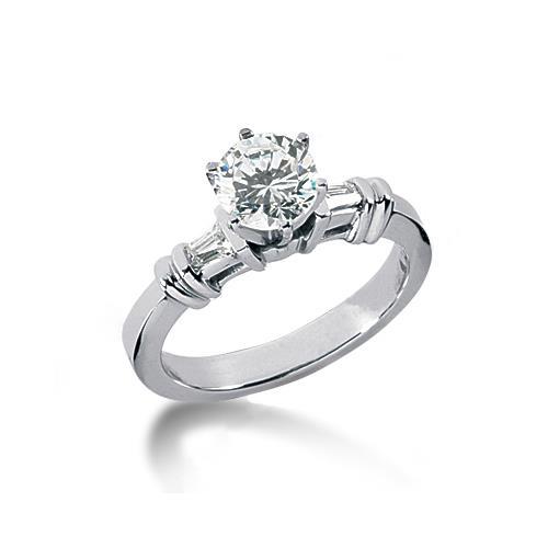 1,85 ct. Echt Diamanten Jubileumring 3 Steen Gouden Ring