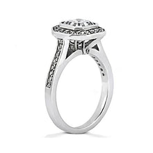 Afbeelding in Gallery-weergave laden, 1 Karaat Asscher Echt Diamanten Ring
