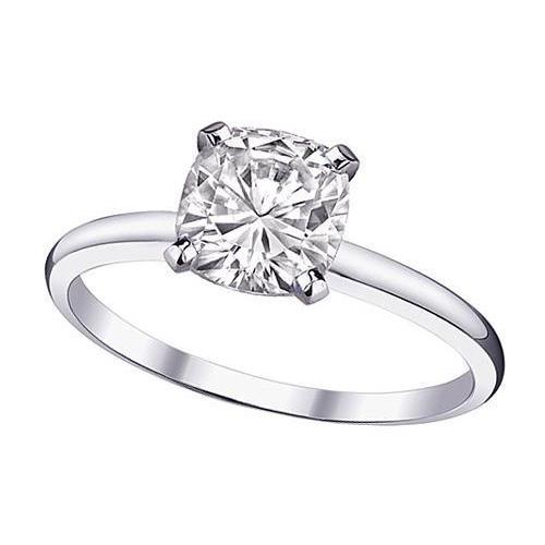 1 Karaat Kussen Echt Diamanten Ring