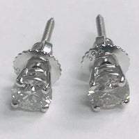 Afbeelding in Gallery-weergave laden, 1 karaat ronde diamanten oorknopjes
