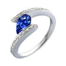 Afbeelding in Gallery-weergave laden, 2 Ct Saffierring - harrychadent.nl
